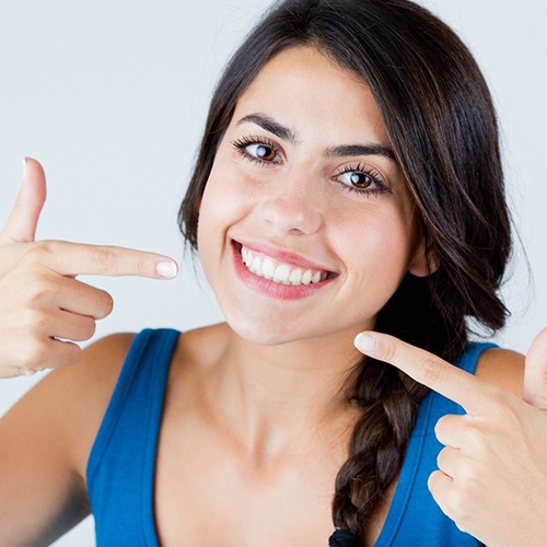 woman smiling with Clear Correct in Indian Land