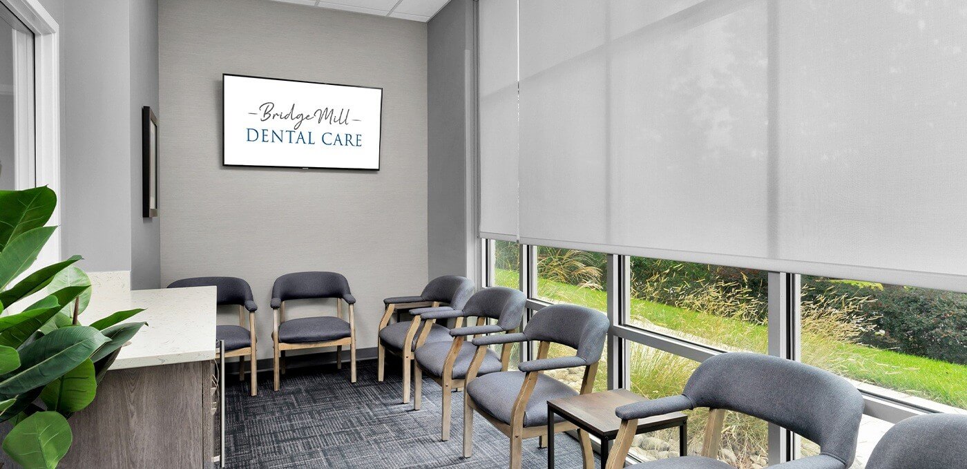 Reception area in Indian Land dental office