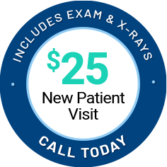 $25 new patient exam special coupon