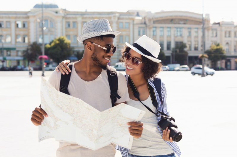 couple on summer vacation in Indian Land